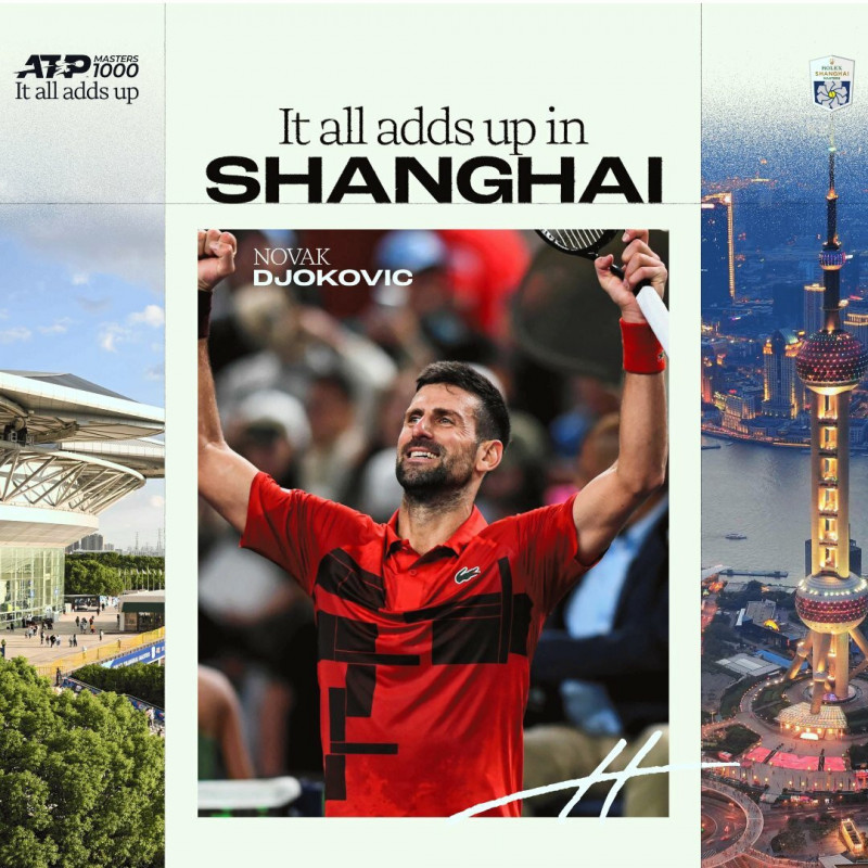 網球名將喬科維奇宣布復出，將參加上海大師賽，挑戰生涯第5冠