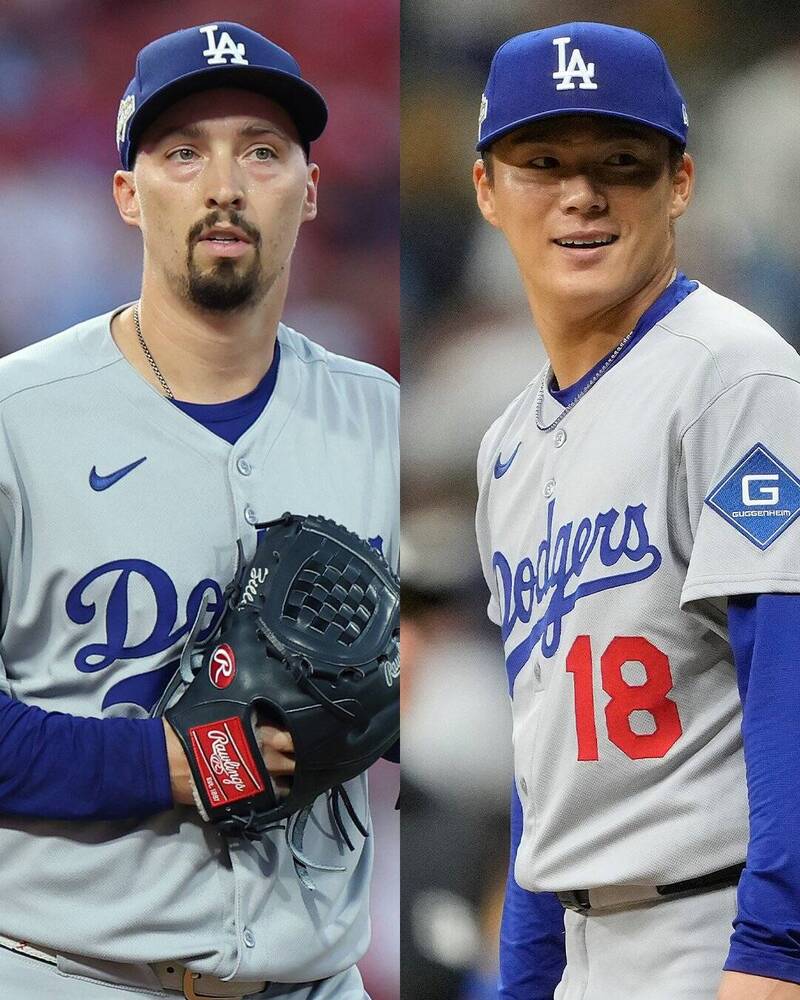 2025年MLB世界大賽，道奇與藍鳥史上首次對決，道奇公布前兩戰先發為Blake Snell與山本由伸。
