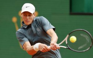 義大利球星辛納（Jannik Sinner）在蒙地卡羅大師賽展現強勢抽球，創下大師賽連贏 36 盤紀錄。