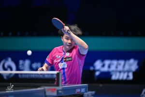 林昀儒在 2026 澳門桌球世界盃以 3：1 擊敗阿薩爾，以分組第一晉級 16 強。