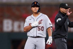 底特律老虎隊台灣選手李灝宇表現出色，單場繳出雙安表現。